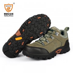 赛固 休闲登山鞋男防砸防刺穿劳保鞋散热工作鞋真皮保暖安全鞋
