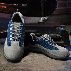 代尔塔 透气劳保鞋夏季男防砸防刺穿钢包头防臭安全鞋工作鞋防静电