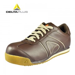 代尔塔 轻便板鞋款劳保鞋透气防砸防刺穿男士安全鞋防静电防水防油