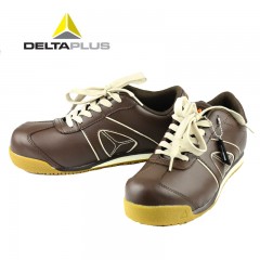 代尔塔 轻便板鞋款劳保鞋透气防砸防刺穿男士安全鞋防静电防水防油