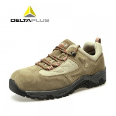 代尔塔 牛皮劳保鞋钢包头防砸防刺穿安全鞋防静电耐磨轻便透气