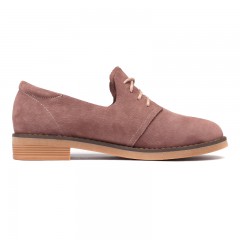 红蜻蜓 女鞋秋季真皮休闲鞋子女学生平底女单鞋皮鞋