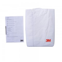 3M无尘服连体防尘服连帽工作服喷漆打扫防护服透气一次性男女4515