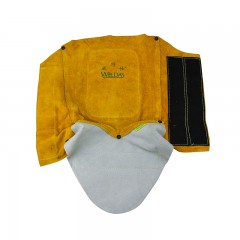 威特仕 牛皮电焊护脚护腿套焊工防烫隔热护脚套劳保防护防具脚盖