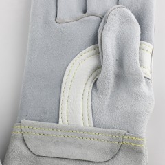 威特仕 电焊柔软牛皮工业耐高温飞溅隔热防烫耐磨加厚劳保焊工手套10-2850