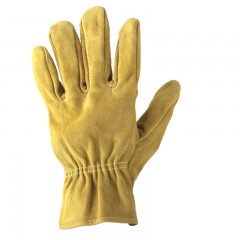 威特仕 反毛牛皮电焊手套劳保柔软牛皮钳工耐磨防护防烫电焊工手套10-2064