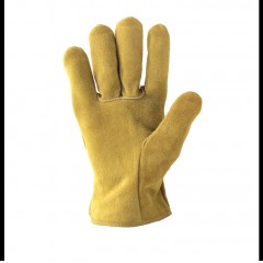 威特仕 反毛牛皮电焊手套劳保柔软牛皮钳工耐磨防护防烫电焊工手套10-2064