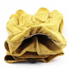 威特仕 反毛牛皮电焊手套劳保柔软牛皮钳工耐磨防护防烫电焊工手套10-2064