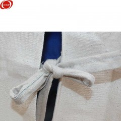 谋福 劳保加厚白帆布反穿倒穿衣电焊工作服 耐磨隔热防火花倒褂围