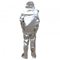 谋福 消防800℃-1000℃隔热服 带空呼背囊5件套隔热服 防辐射服治