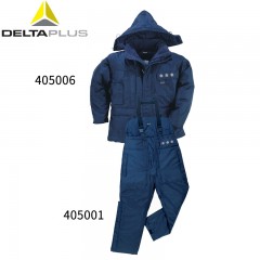 代尔塔  405006夹克405001背带式保暖工作裤防寒服冷库服30度