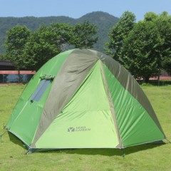 牧高笛 户外 露营登山野营防风防雨4人三季铝杆大空间帐篷 JR4