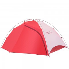 牧高笛 户外 野露营防雨防风铝杆双人超轻双层外支架帐篷 新冷山UL