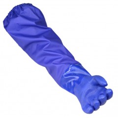 赛立特 涂层加长防化耐油手套耐酸碱液体石油加长66C PVC防化手套P38066