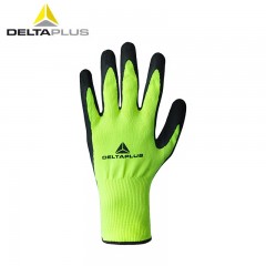 代尔塔 透气乳胶橡胶涂层手套浸胶耐磨搬运户外运动工作劳保手套 201733
