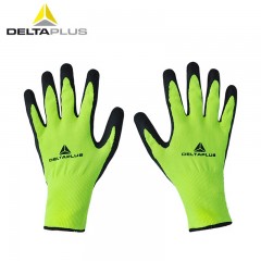 代尔塔 透气乳胶橡胶涂层手套浸胶耐磨搬运户外运动工作劳保手套 201733