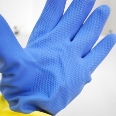 Ansell/安思尔 2245氯丁橡胶耐酸碱防水工业手套防化防护手套耐洗涤剂加厚