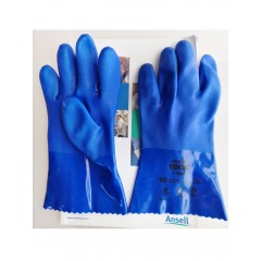 Ansell/安思尔 抓螃蟹手套杀鱼手套防刺防水防滑防油防酸加厚耐磨劳保手套14-662