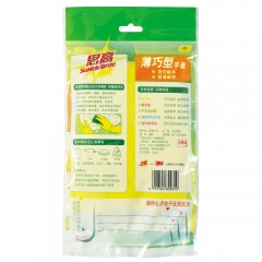 3M   薄巧天然橡胶手套 洗衣洗碗家用手套1双装 橡胶 xy003850282