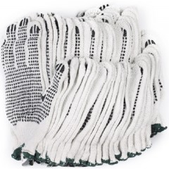 卡夫威尔 劳保手套 点塑手套 60克12付装点塑手套GL0006D