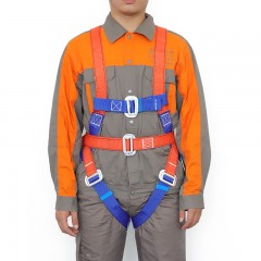 援邦 欧式全身安全带高空作业五点式防坠落空调安装保险安全绳电工腰带 YB-GKZY-BKAQD