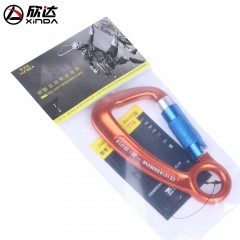 欣达 三阶段自动防横拉D锁攀树攀岩高空作业安全扣户外装备主锁 XD-Q9651