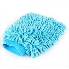 晶臣 洗车用品 洗车手套 超纤雪尼尔珊瑚虫双面擦车手套不伤车漆