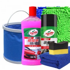 龟牌 多功能DIY洗车七件套 TC-702 樱桃爽洗车蜡 套装