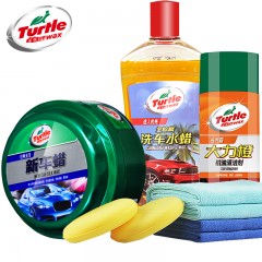 龟牌 新车蜡套装 汽车上光蜡 划痕治理蜡 抛光打蜡