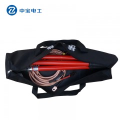 中宝 线路用高压接地线 25平方室外双簧式接地线接地棒  35KV