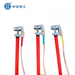 中宝 配电房用手握式平口螺旋接地线接地棒0.4KV10KV35KV高压接地