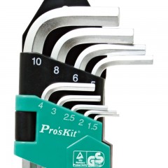 宝工 #39;skit  长型球头内六角扳手组(9支组) HW-229B