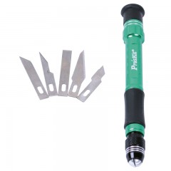 宝工 14件铝合金雕刻刀套装 手机贴膜刻刀 进口刻纸刀 PD-398