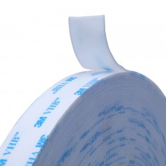 3M VHB无痕泡棉海绵双面胶带厚度0.8毫米耐高温93°C  5608A-WP