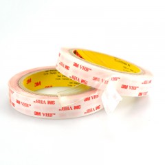 3M VHB亚克力胶带 透明双面胶 厚度1毫米 耐高温100°C 4910