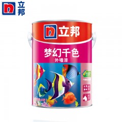 立邦漆 梦幻千色面漆外墙乳胶漆 墙漆 彩色油漆涂料 免费调色4.5L