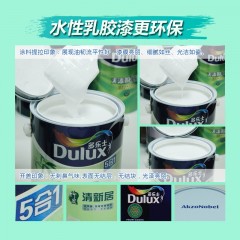 多乐士漆 竹炭清新居五合一5L单桶内墙乳胶漆涂料墙面漆油漆 A895