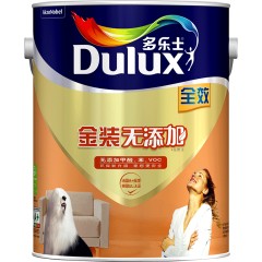 多乐士漆 金装无添加全效单桶5L涂料内墙乳胶漆油漆