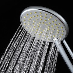 摩恩 花洒套装全铜淋浴龙头冷热挂墙式浴室沐浴大顶喷手持 93132EC