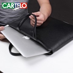 卡帝乐鳄鱼 男包手提包商务牛皮斜挎包横款休闲  L54676876