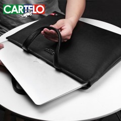 卡帝乐鳄鱼 手提包商务休闲皮包横款单肩包斜挎包  L54654679