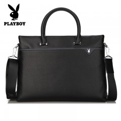 花花公子 手提包男休闲横款大包单肩包男士商务包 PBE1551-5B