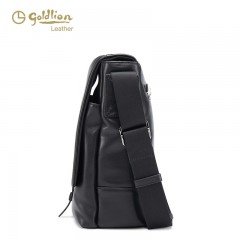 金利来 男包商务包斜挎包男真皮单肩斜挎头层牛皮男士挎包