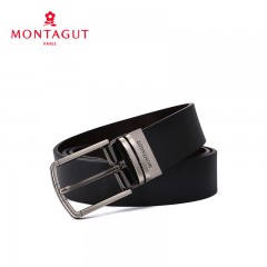 梦特娇 男士皮带针扣休闲时尚潮流腰带新款裤带男式裤腰带男