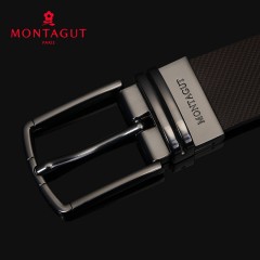 梦特娇 男士腰带针扣商务休闲时尚皮带男裤腰带裤带男式皮带条