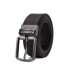 梦特娇 男士腰带针扣商务休闲时尚皮带男裤腰带裤带男式皮带条