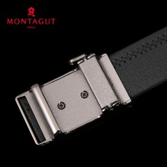 梦特娇 男士商务休闲自动扣皮带时尚腰带商务裤带0011A