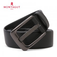 梦特娇 男士休闲针扣皮带韩版时尚青年商务裤带腰带皮带潮10051A