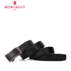 梦特娇 男士商务休闲皮带自动扣简约时尚青年腰带裤带110021A