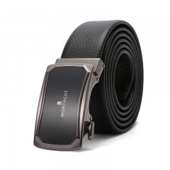 梦特娇 男士商务休闲皮带自动扣简约时尚青年腰带裤带110021A